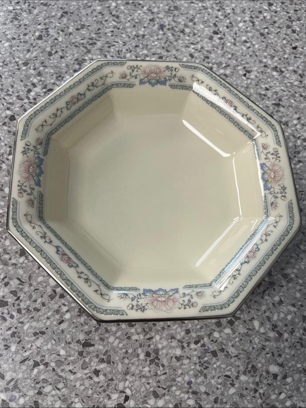 LENOX China Vintage Charleston Octagon Shape Candy Dish